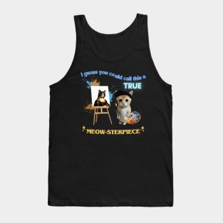 Art Cat Tank Top